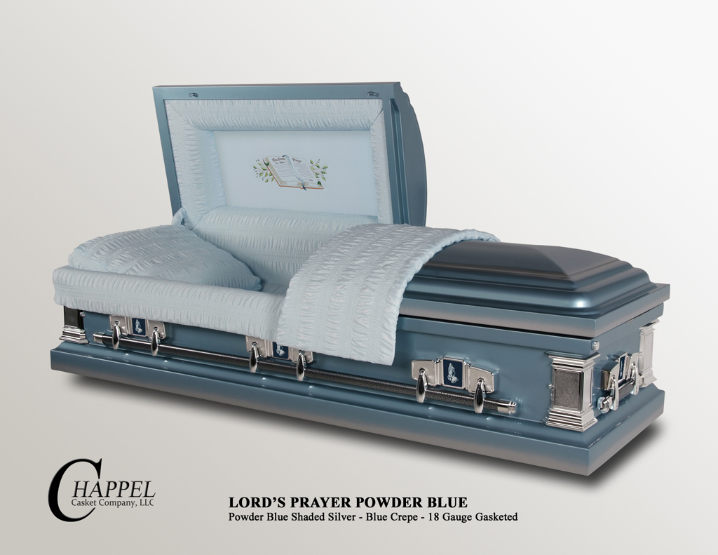 Lords Prayer Powder Blue